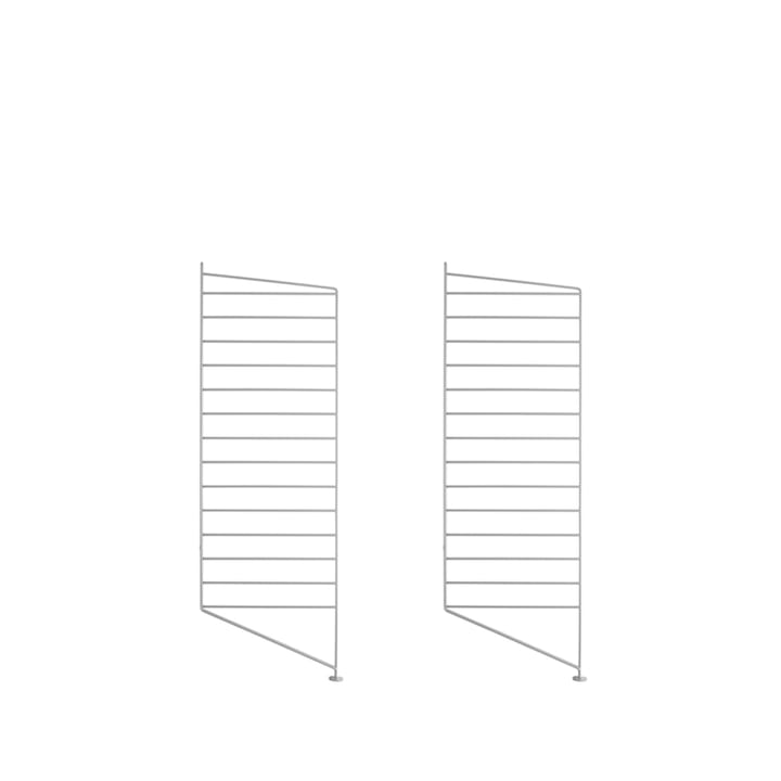 String golvgavel - grå, 85x30 cm, 2-pack - String