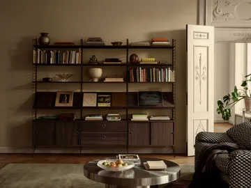 String golvgavel - Mörkbrun, 85x30 cm, 1-pack - String