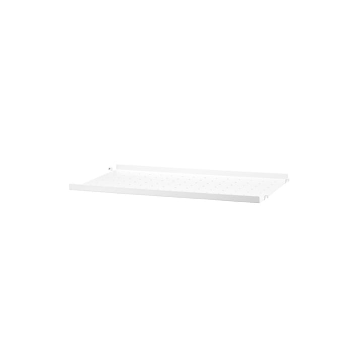 String hyllplan metall, vit, 58x30 cm, låg kant String
