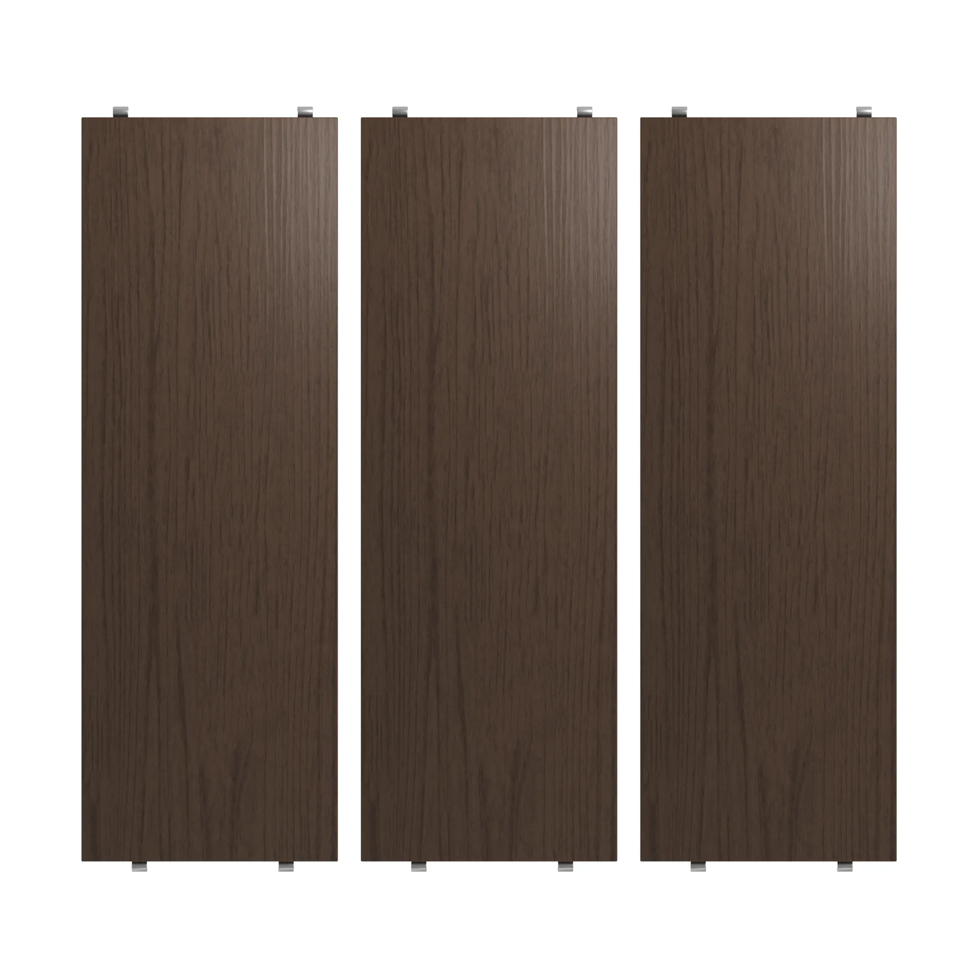 String hyllplan, Mörk ek, 58x20 cm, 3-pack String