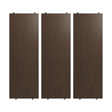 String hyllplan - Mörk ek, 58x20 cm, 3-pack - String