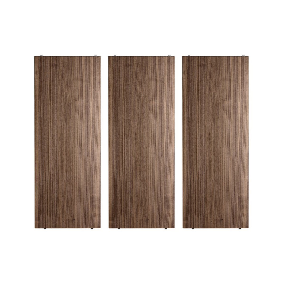 String hyllplan valnöt, 78x30 cm, 3-pack | Skandinavisk Design | Hyllor & Hyllsystem | Brun