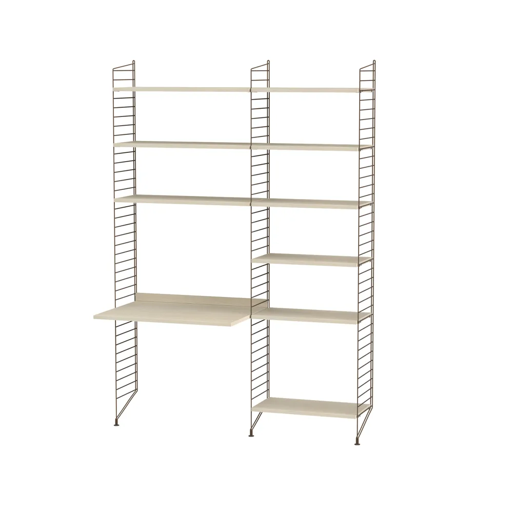 String kontor ask & brun - Kombination B String