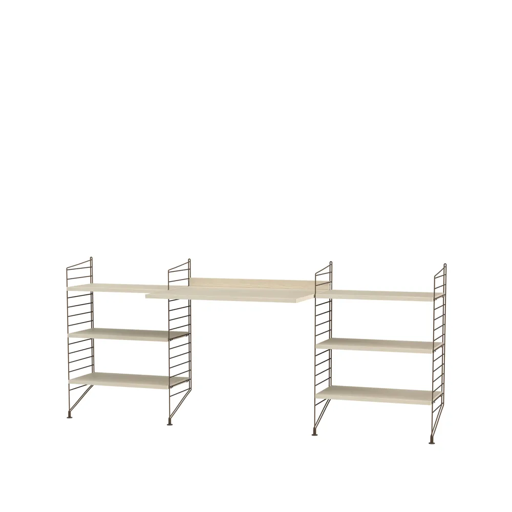 String kontor ask & brun - Kombination D,  String