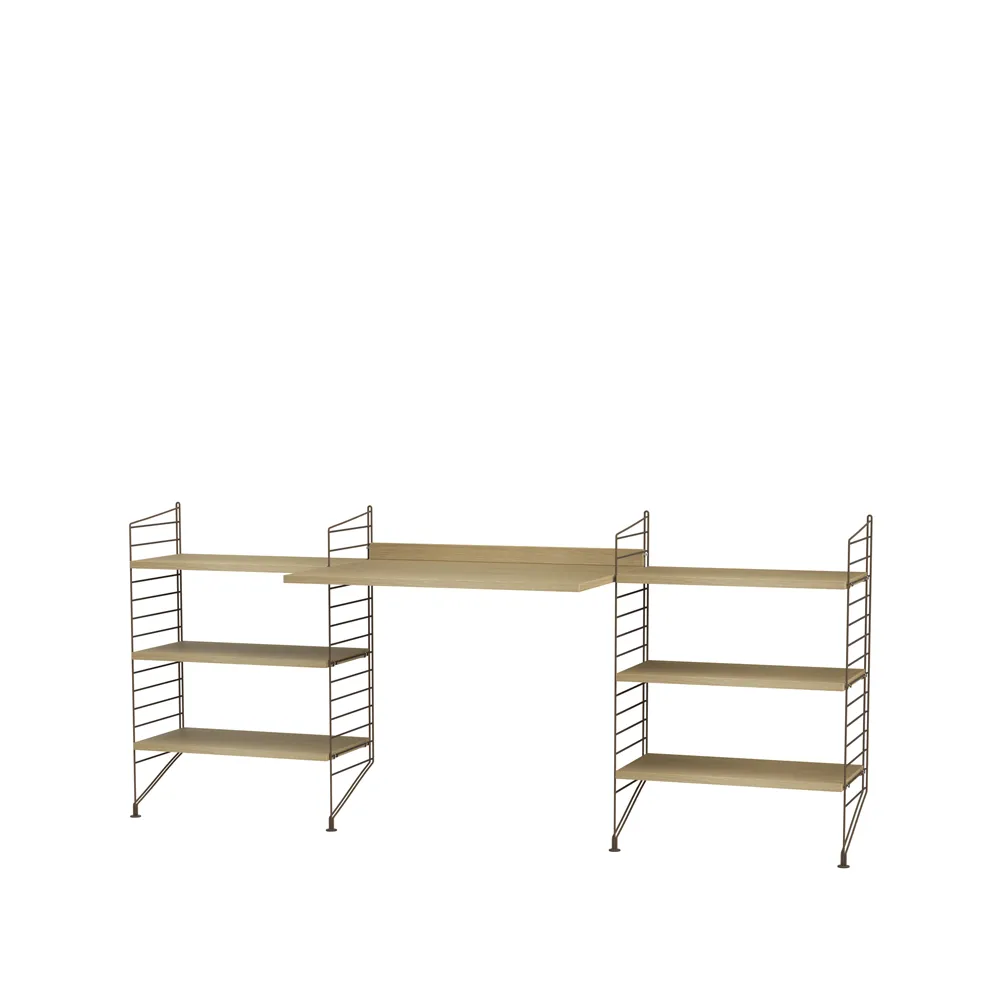 String kontor ek & brun - Kombination D,  String