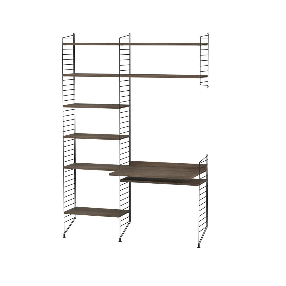 String kontor valnöt & svart - Kombination G String