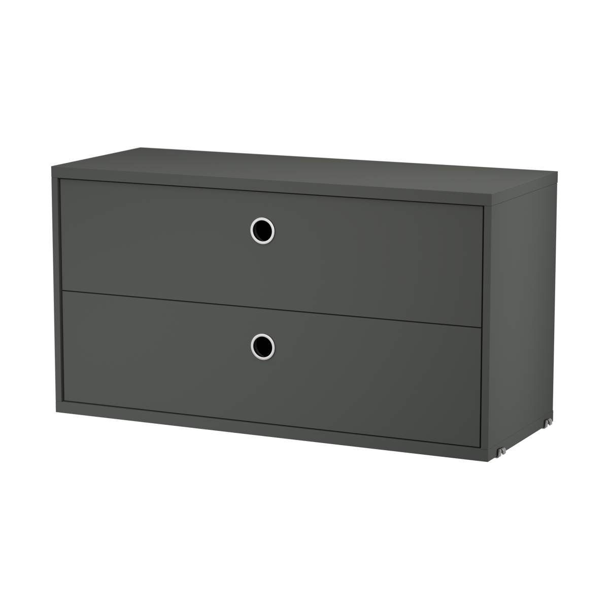 String lådhurts Mörkgrå, 78x30 cm | Skandinavisk Design | Sideboards & Skänkar | Grå