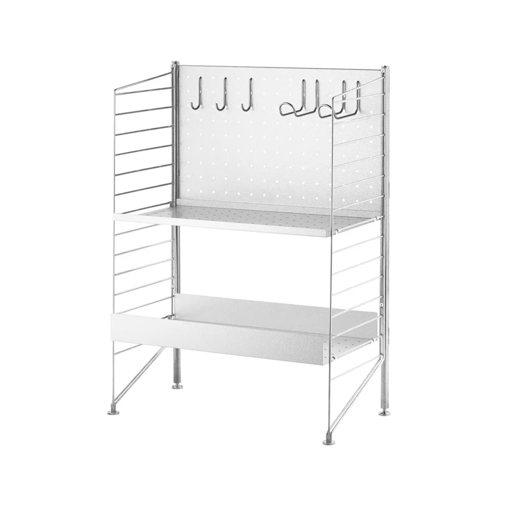 String Outdoor fristående krok, rostfritt stål, dubbel, 2-pack String