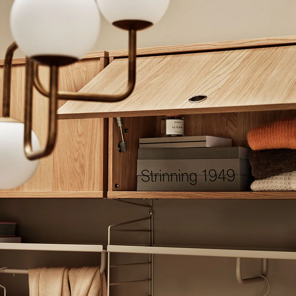 String överskåp, Ask, 78x30 cm String