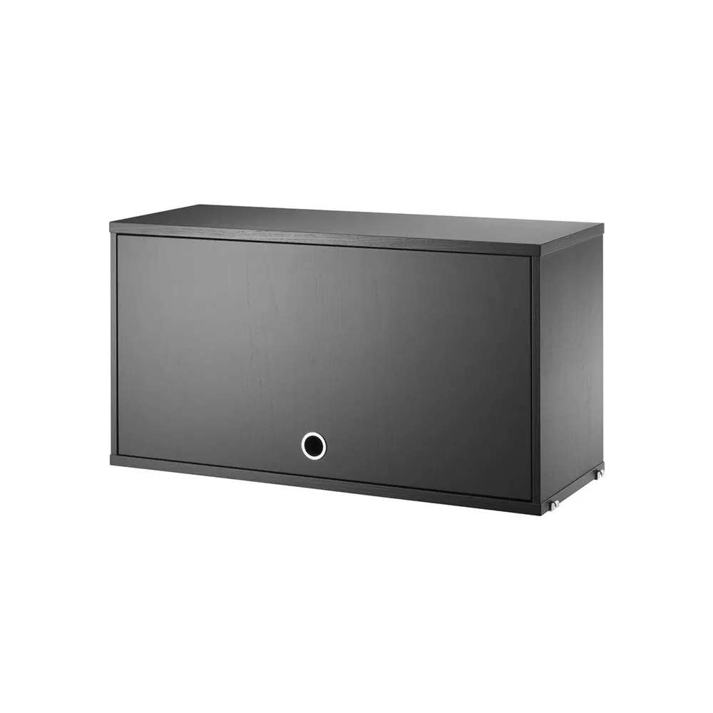 String överskåp, Ask svartbets, 78x30 cm String