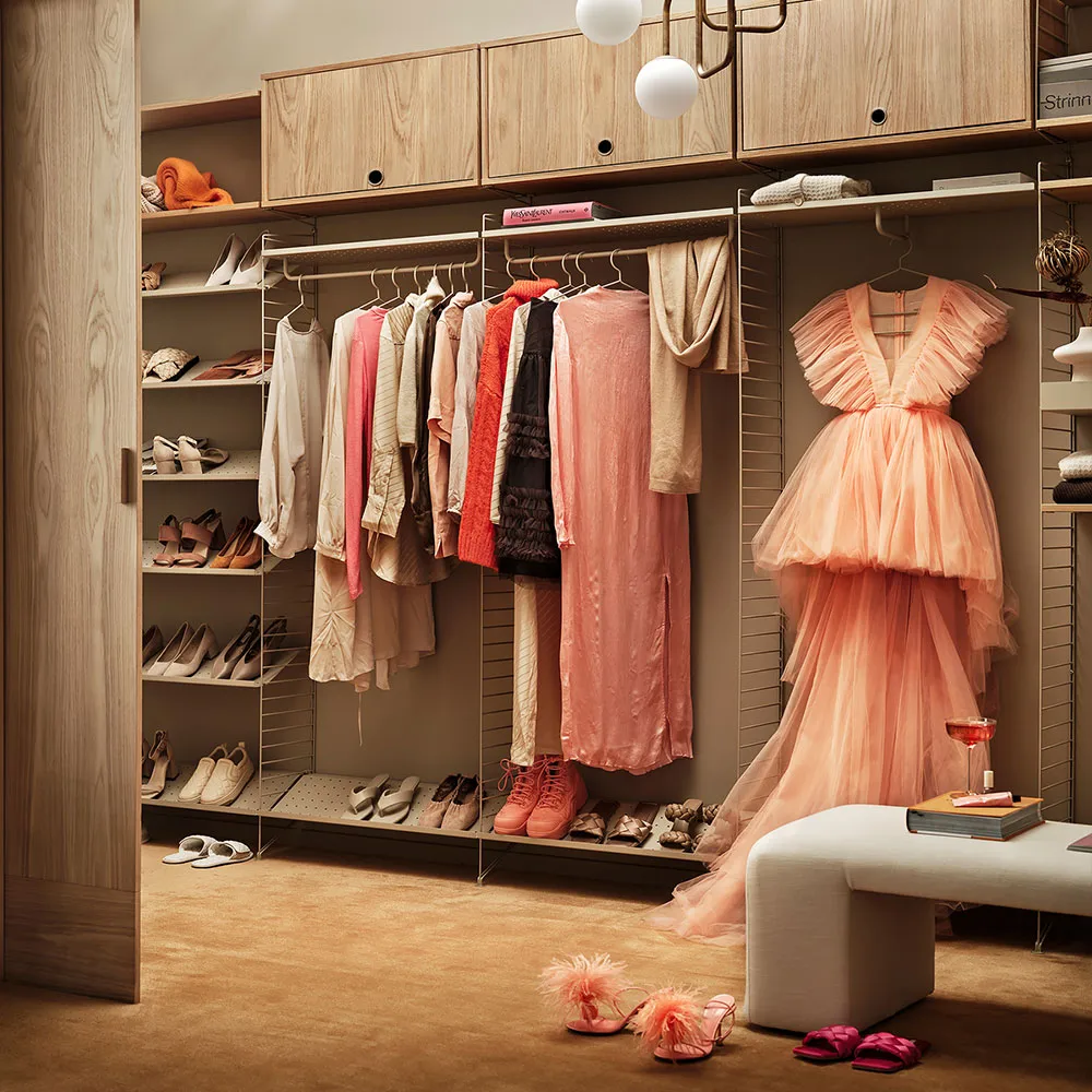 String överskåp, Valnöt, 78x30 cm String