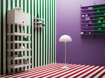 String överskåp - Vit, 58x30 cm - String