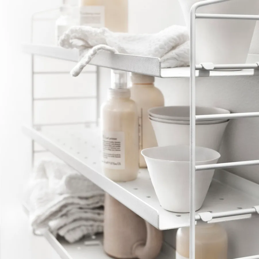 String Pocket hylla metall, Vit String