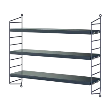 String Pocket hylla - Nybroblå - String