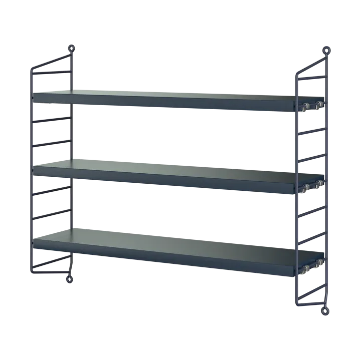 String Pocket hylla - Nybroblå - String