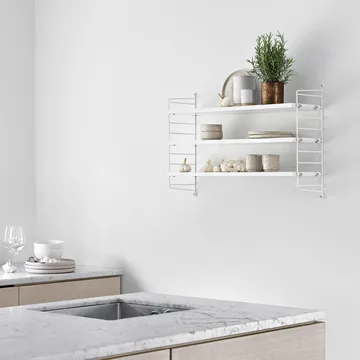 String Pocket hylla vit - vit - String