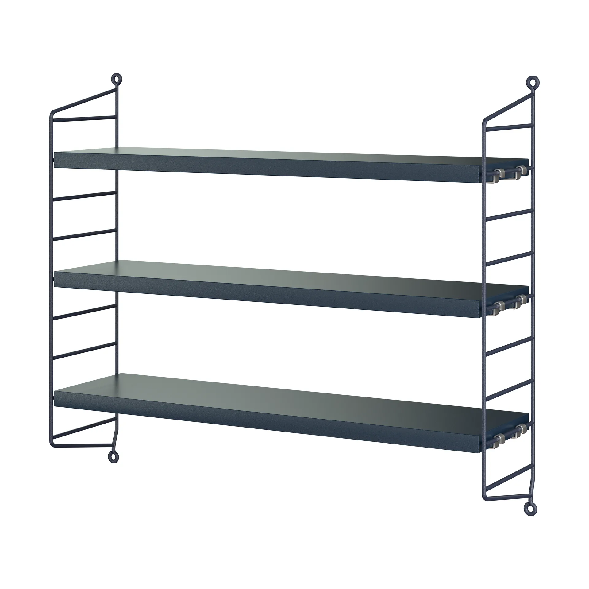 String Pocket vägghylla, Nybroblå String