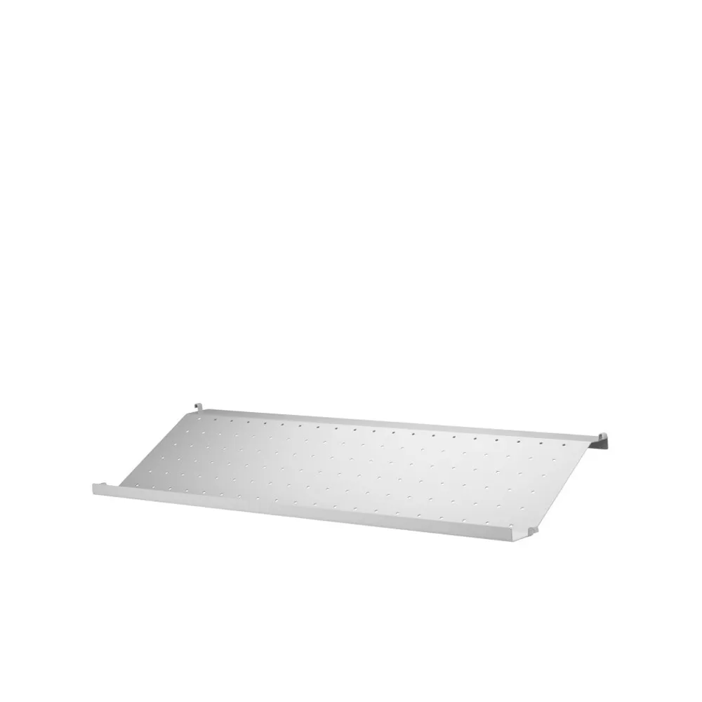 String skohylla metall, grå, 78x30 cm String