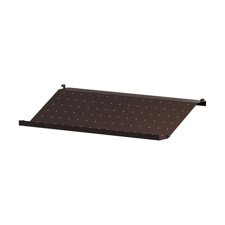 String skohylla metall - Mörkbrun, 58x30 cm - String