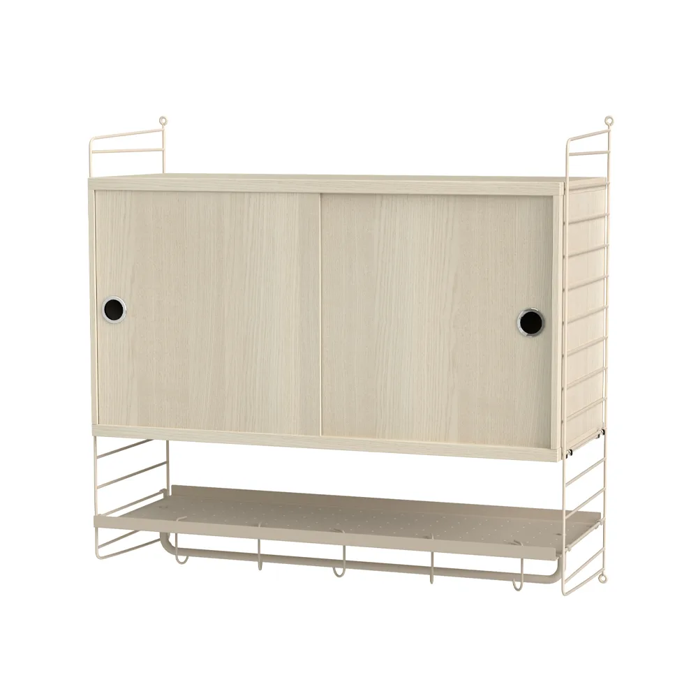 String sovrum ask & beige - Kombination F,  String