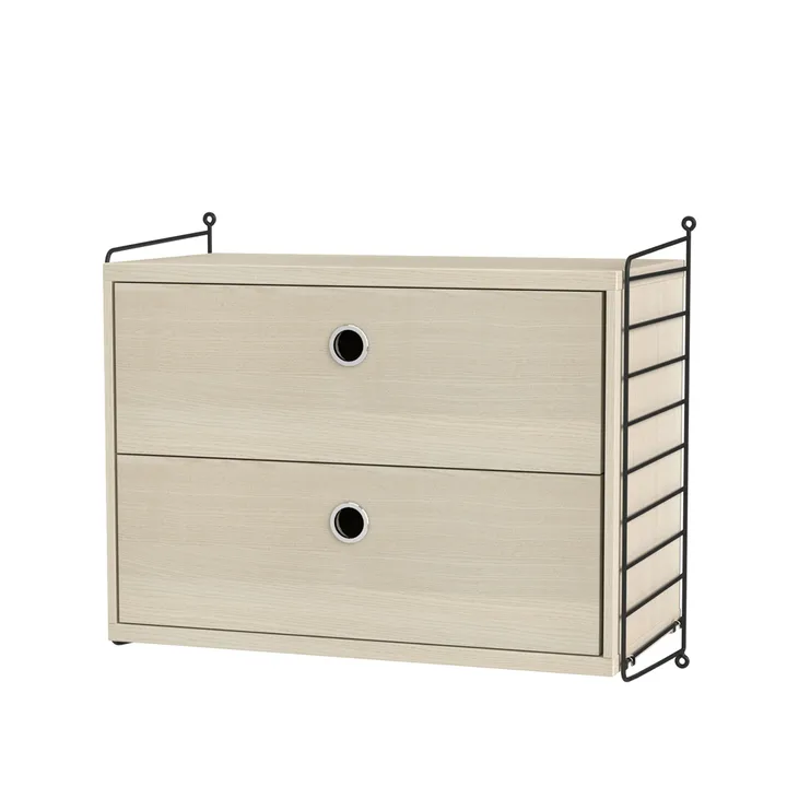 String sovrum ask & svart - Kombination A - String