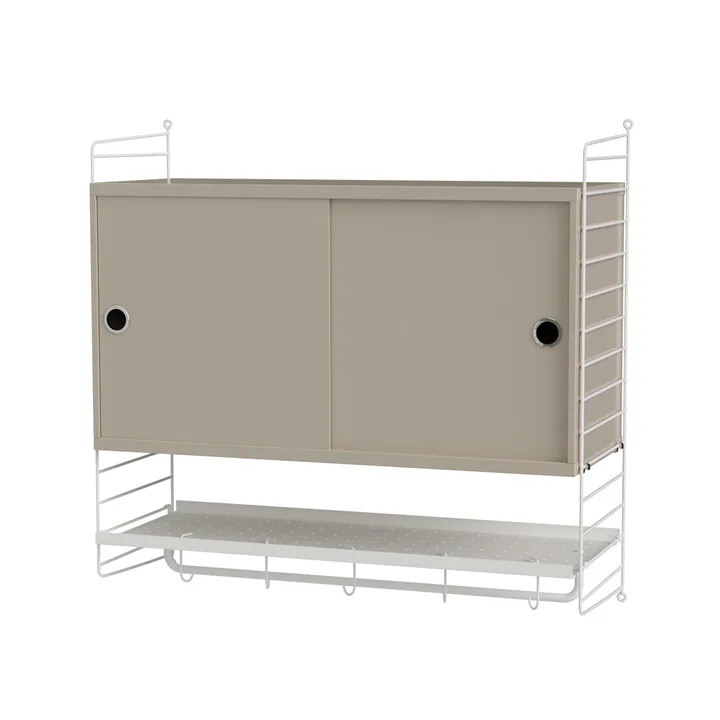 String sovrum beige & vit - Kombination F - String