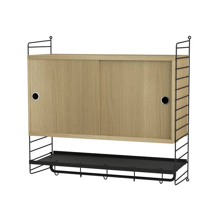 String sovrum ek & svart - Kombination F - String
