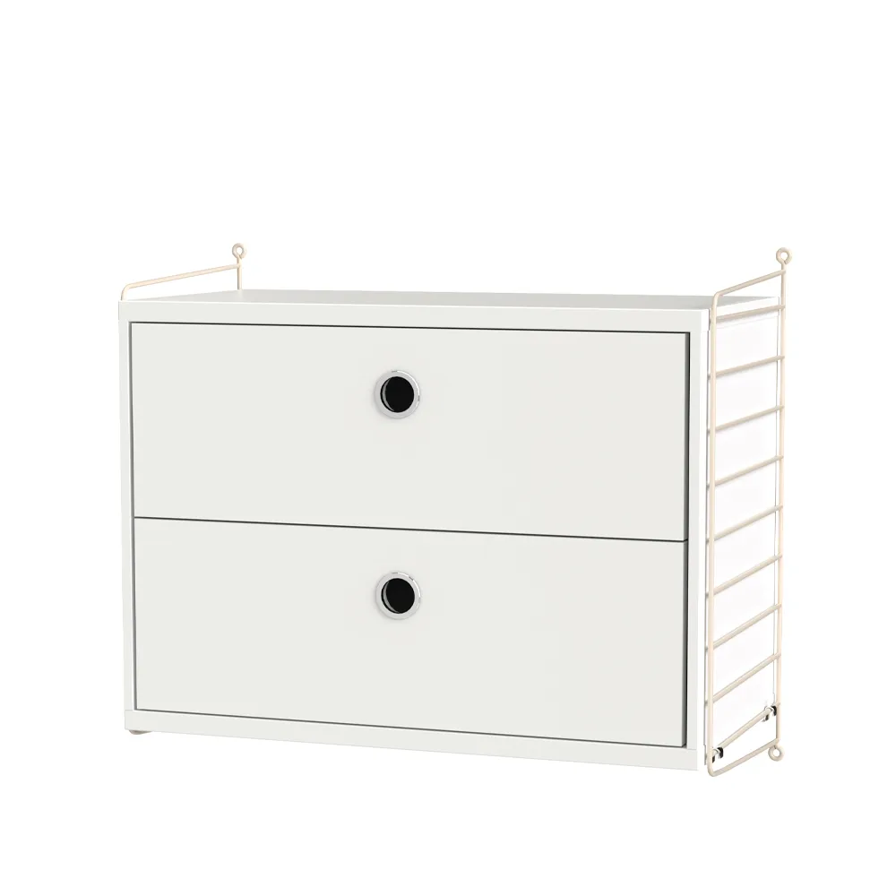 String sovrum vit & beige - Kombination A String