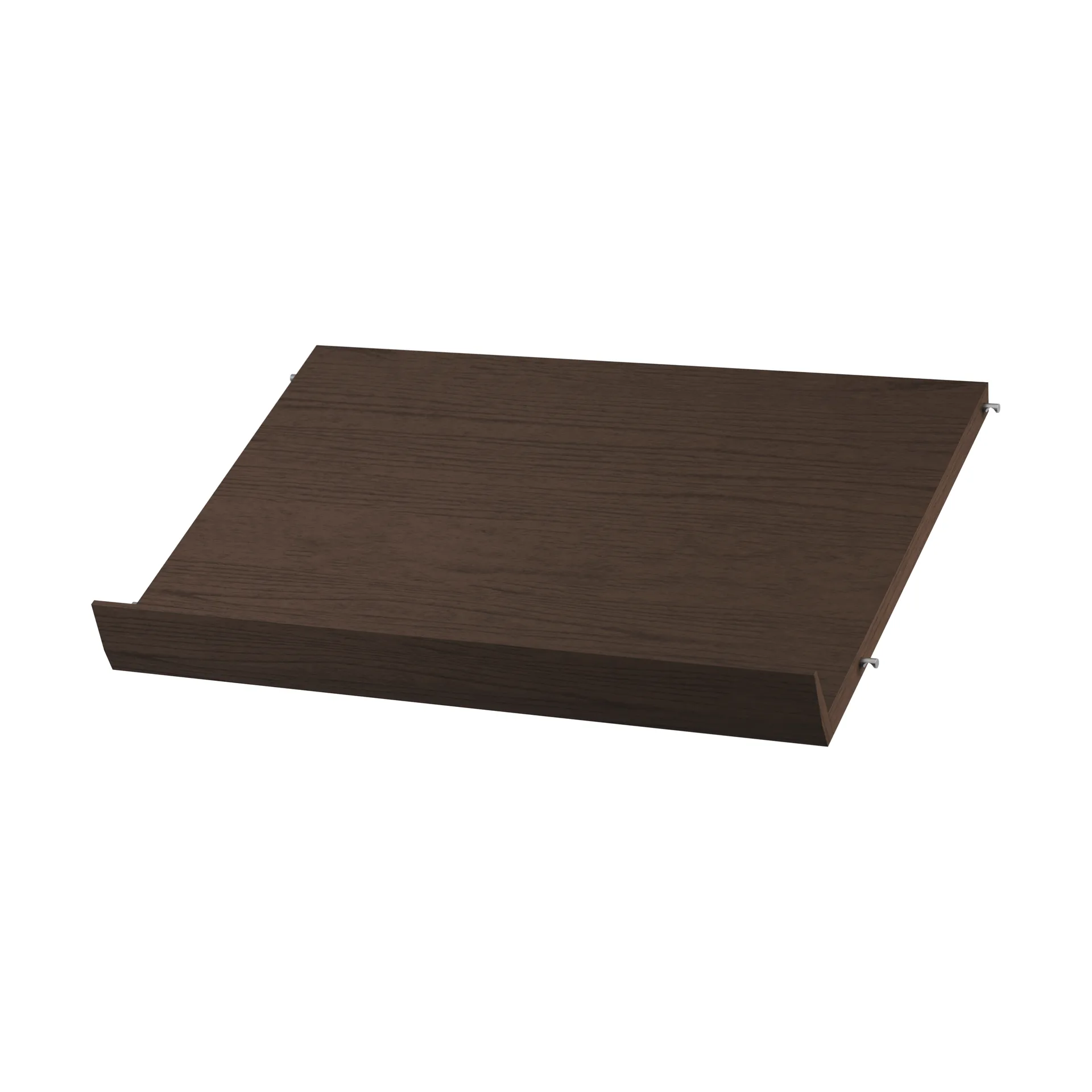 String tidskriftshylla trä, Mörk ek, 58x30 cm String