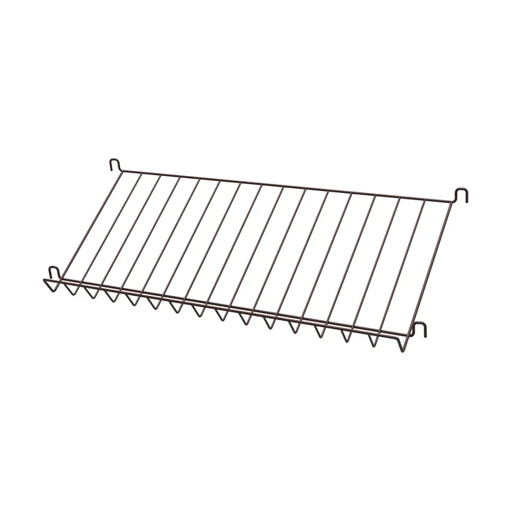 String tidskriftshylla tråd - Mörkbrun, 78x30 cm - String