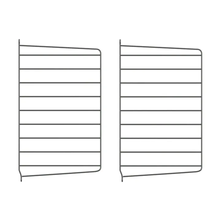 String väggavel - Mörkgrå, 50x30 cm, 2-pack - String
