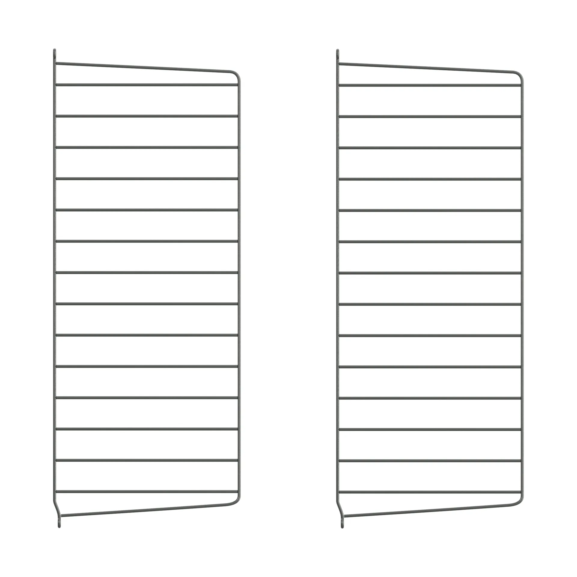 String väggavel, Mörkgrå, 75x30 cm, 2-pack String