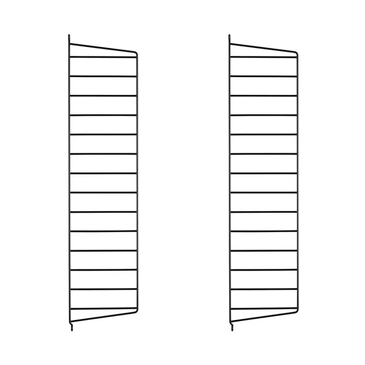 String väggavel - svart, 75x20 cm, 2-pack - String