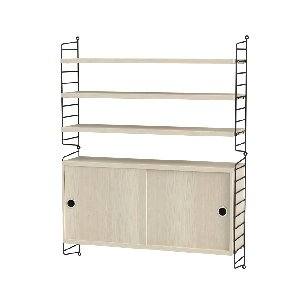 String vardagsrum ask & svart - Kombination I,  String