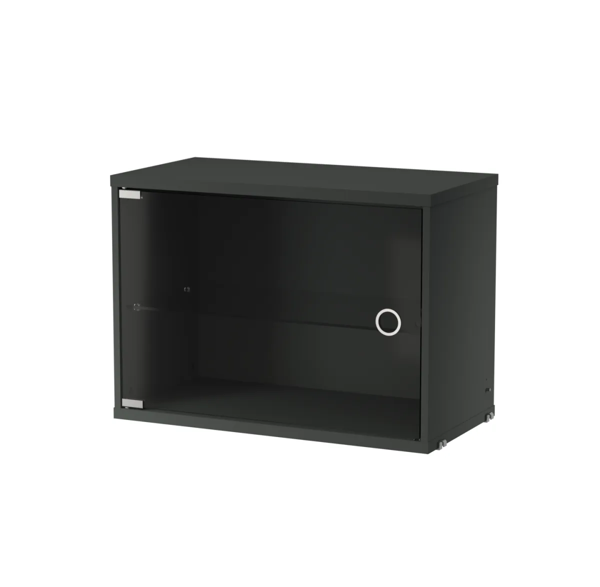 String vitrinskåp, Mörkgrå, 58x30 cm String