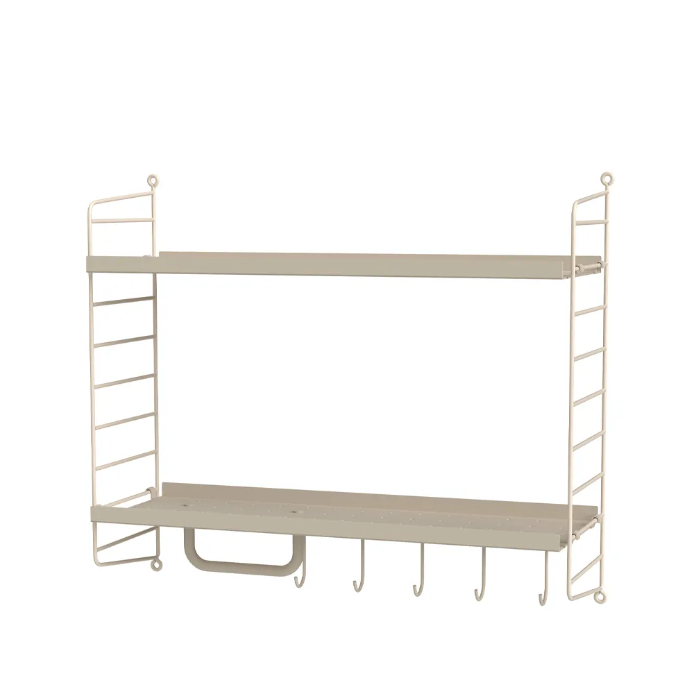 Stringhylla badrum beige - Kombination E String