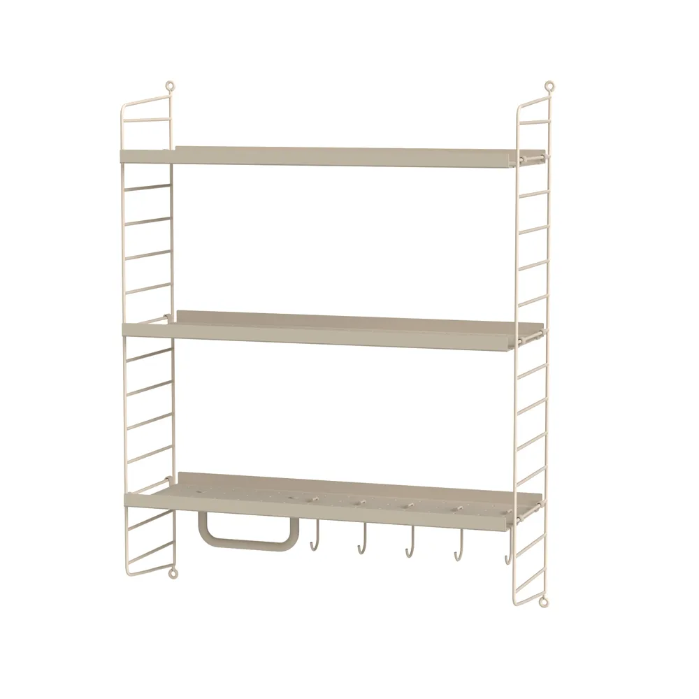 Stringhylla badrum kombination G -beige String