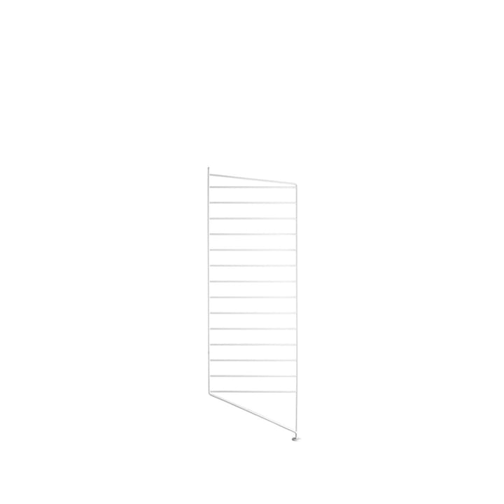 Stringhylla golvgavel - vit, 85x30cm, 1-pack - String