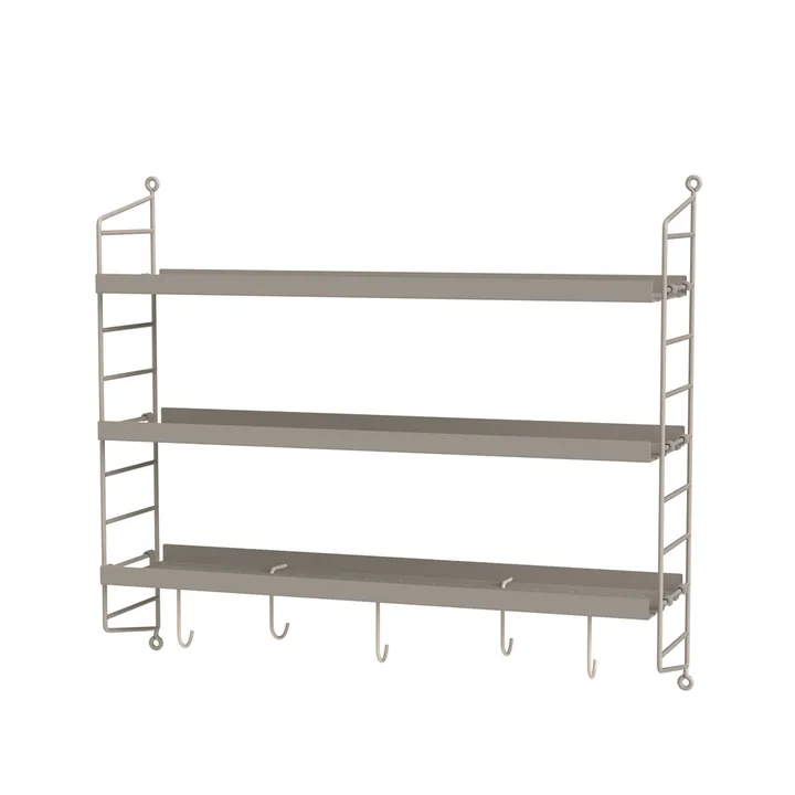 Köp Stringhylla kök taupe - Kombination J från String | Svenssons.se