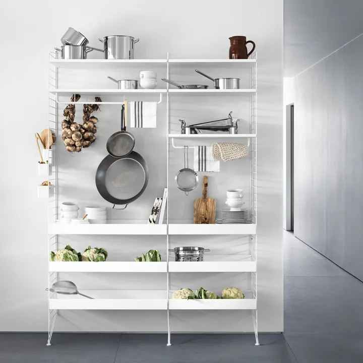 Köp Stringhylla kök vit - Kombination G från String | Svenssons.se