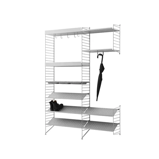 Köp Stringhylla kombination D - grå från String | Svenssons.se