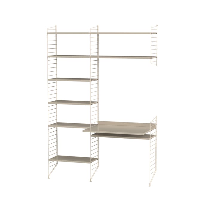 Stringhylla kontor beige - Kombination G - undefined - String