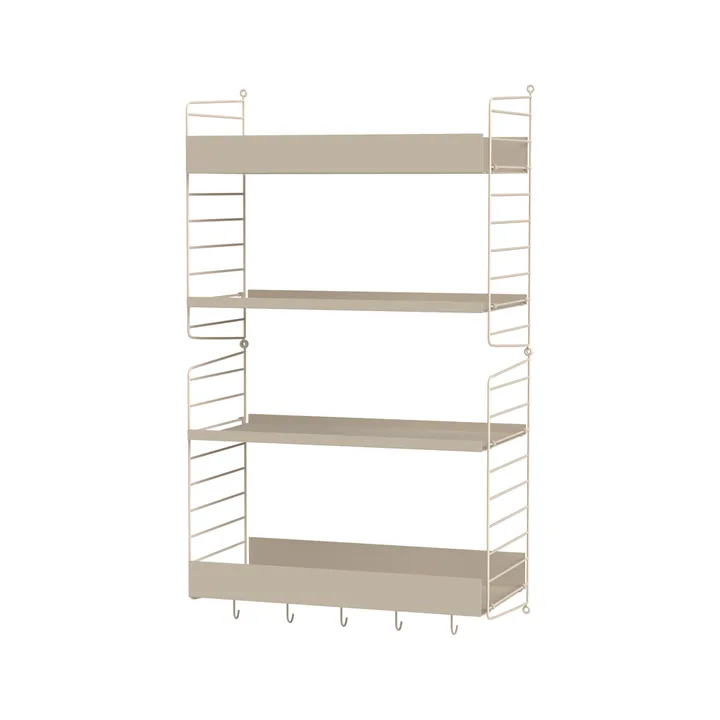 Stringhylla kontor beige - Kombination H - String