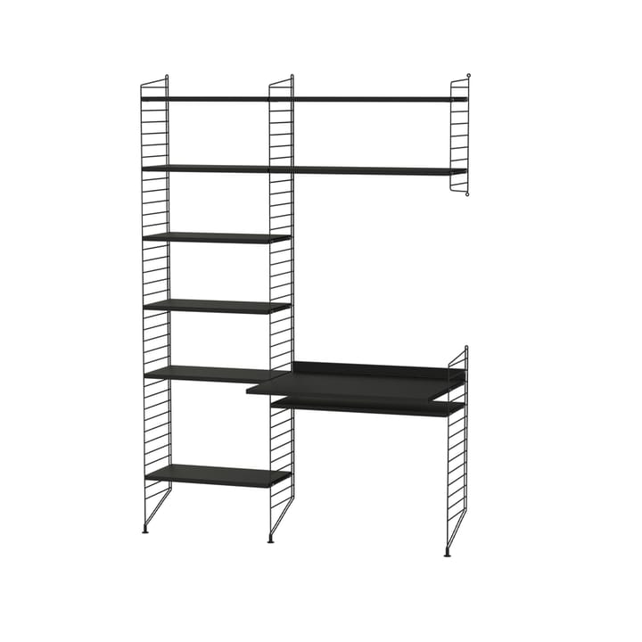 Stringhylla kontor svart - Kombination G - undefined - String