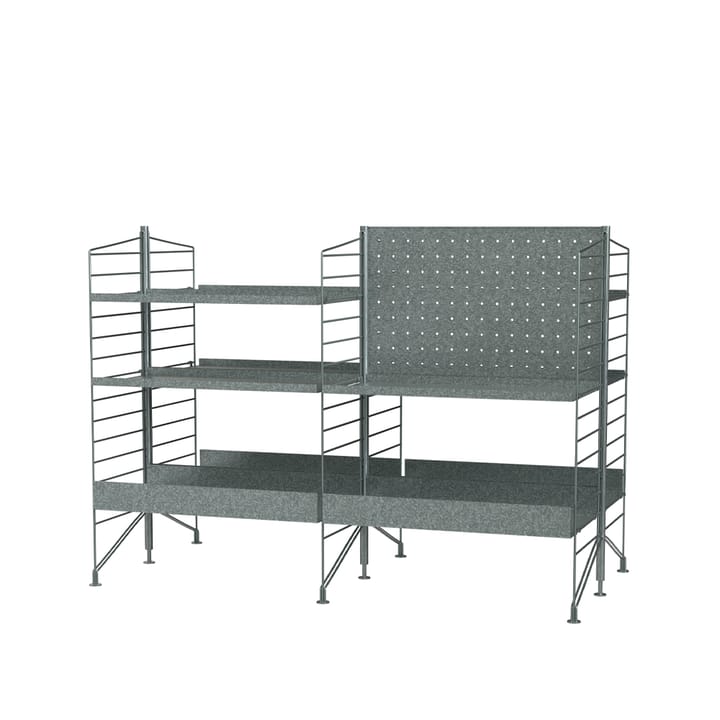 Stringhylla Outdoor Galvaniserad - Kombination L - undefined - String