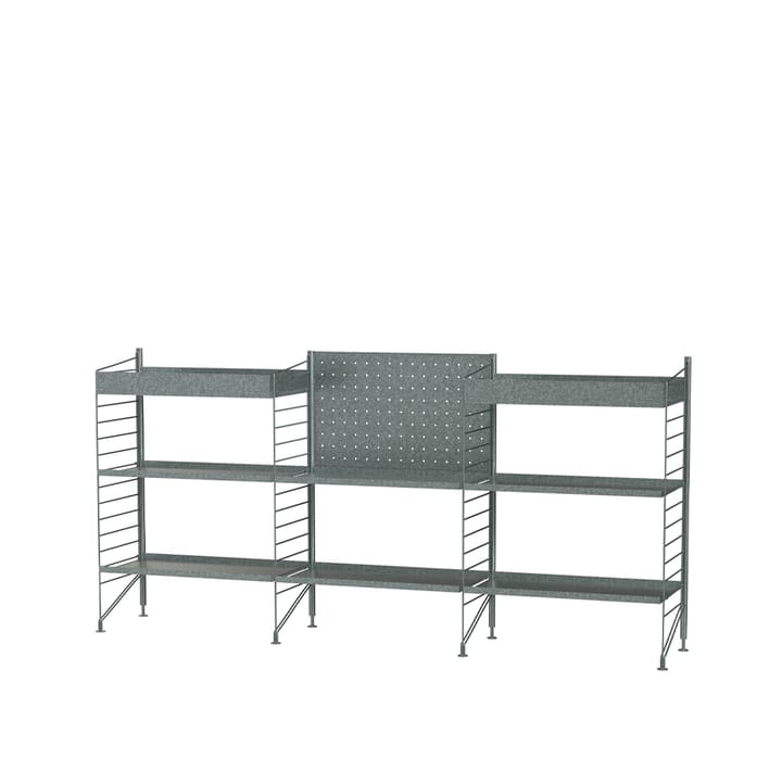 Stringhylla Outdoor Galvaniserad - Kombination M - undefined - String