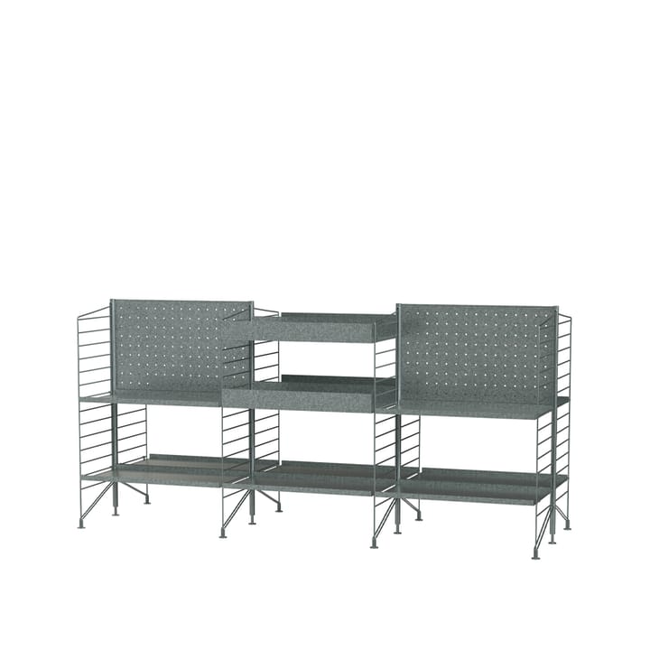 Stringhylla Outdoor Galvaniserad - Kombination N - undefined - String