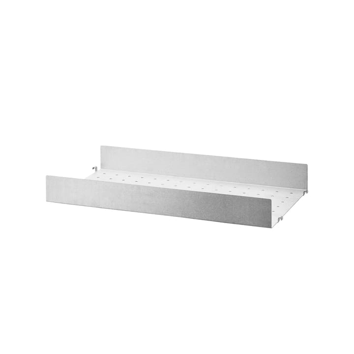 Stringhylla Outdoor hyllplan - Galvaniserad-58x30 cm-hög kant - String