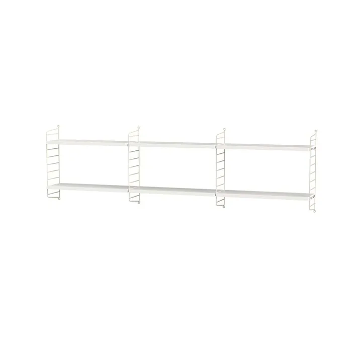 Stringhylla sovrum vit & beige - Kombination E - String