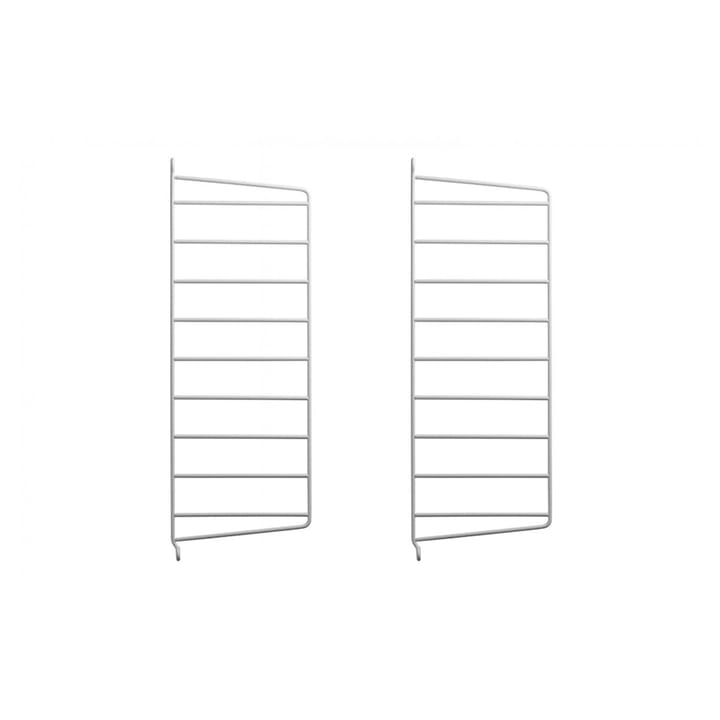 Stringhylla väggavel - grå, 50x20 cm, 2-pack - String